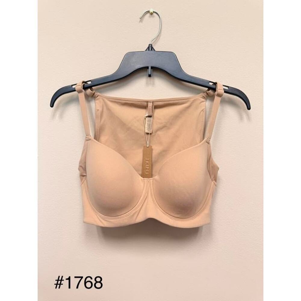 SKIMS FITS EVERYBODY Back Smoothing Full Coverage Bra - Clay Size 32D NWT #1768